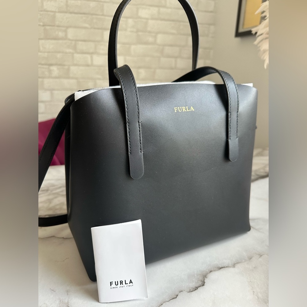 Furla Convertible Leather Tote